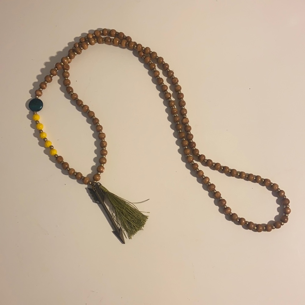 Beaded Necklace or Wrap Around Bracelet